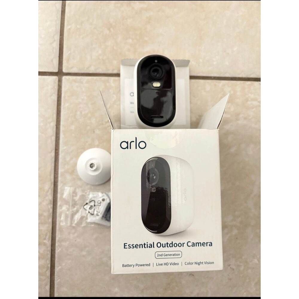 Arlo Essential Outdoor Camera HD 2nd Generation Wireless 1080p